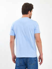 Футболка Trend Collection модель TC11288BlueLightFTBLK Фото