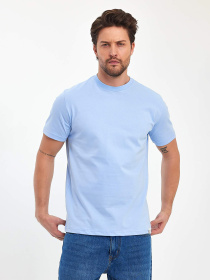 Футболка Trend Collection модель TC11288BlueLightFTBLK Фото