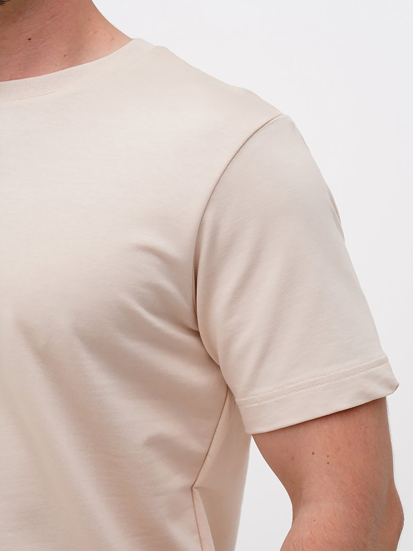 Футболка Trend Collection модель TC11272BeigeFTBLK Фото