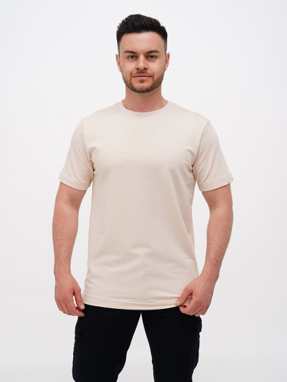 Футболка Trend Collection модель TC11272BeigeFTBLK - фото