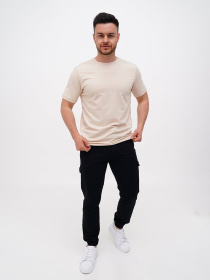 Футболка Trend Collection модель TC11272BeigeFTBLK Фото