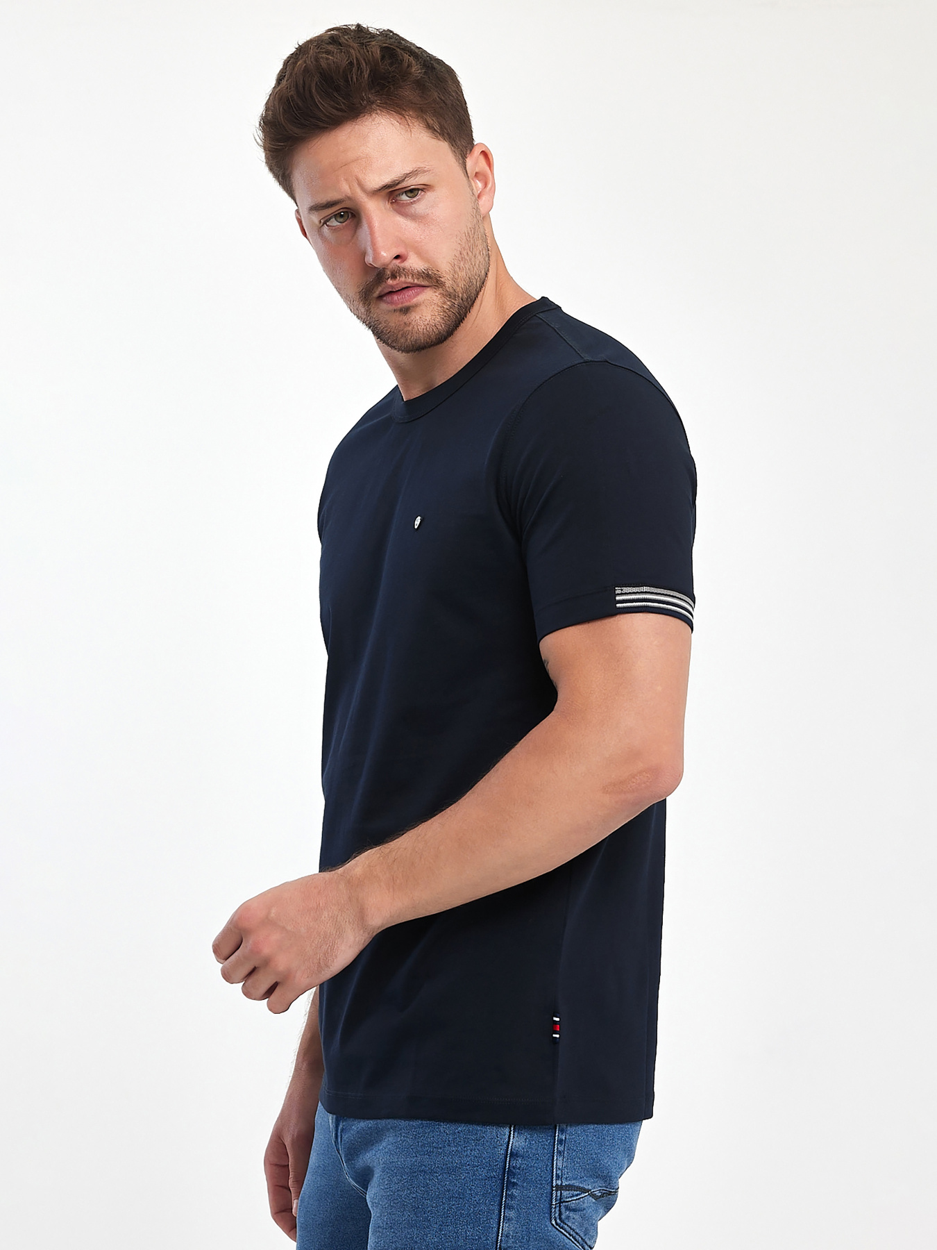 Футболка Trend Collection модель TC11264DarkBlueFTBLK Фото