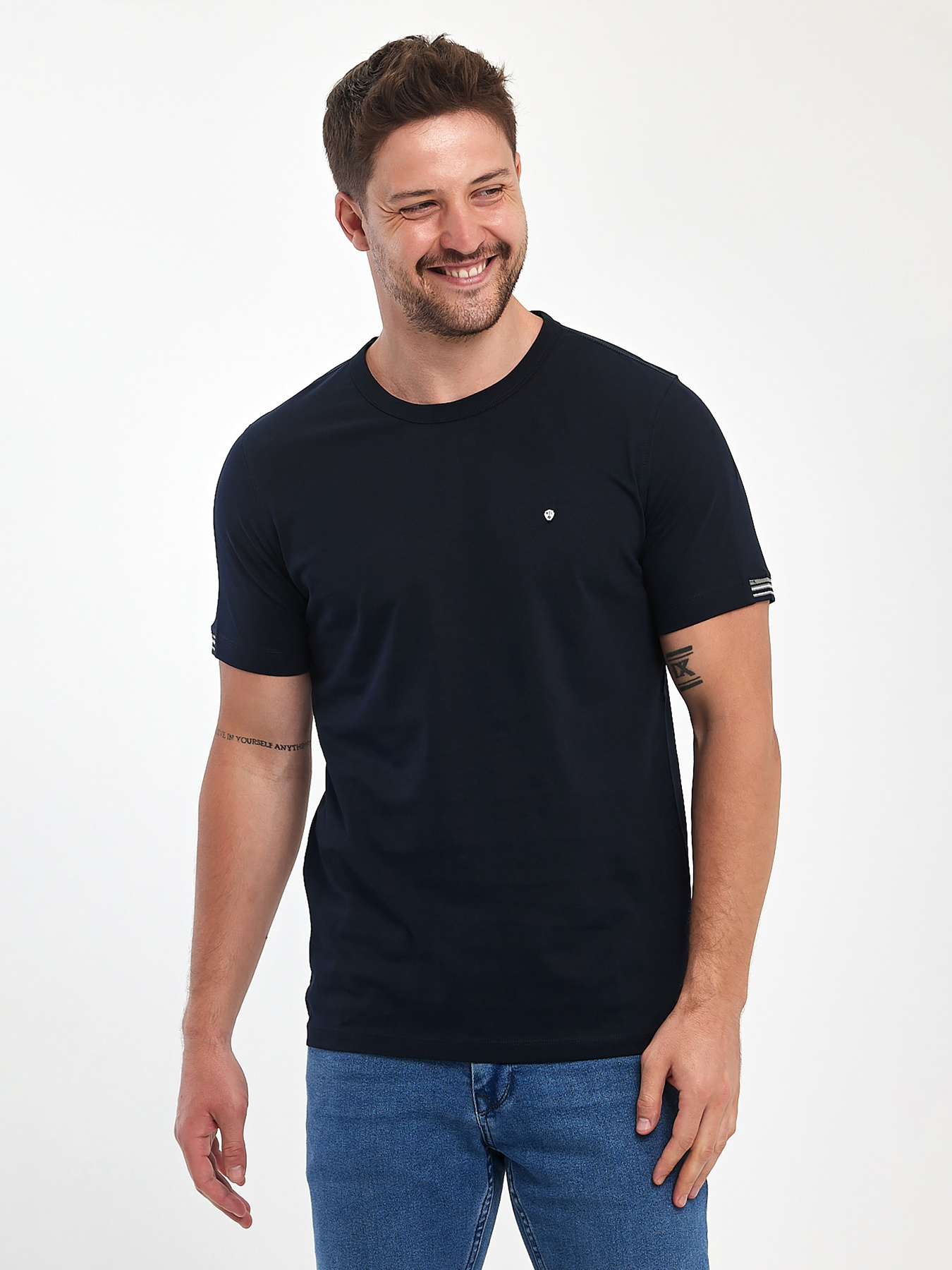 Футболка Trend Collection модель TC11264DarkBlueFTBLK Фото