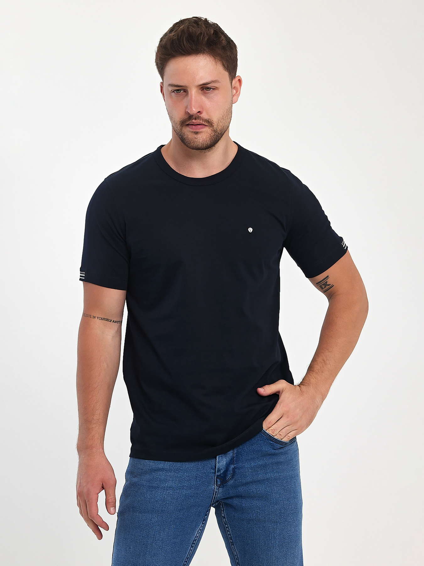 Футболка Trend Collection модель TC11264DarkBlueFTBLK Фото