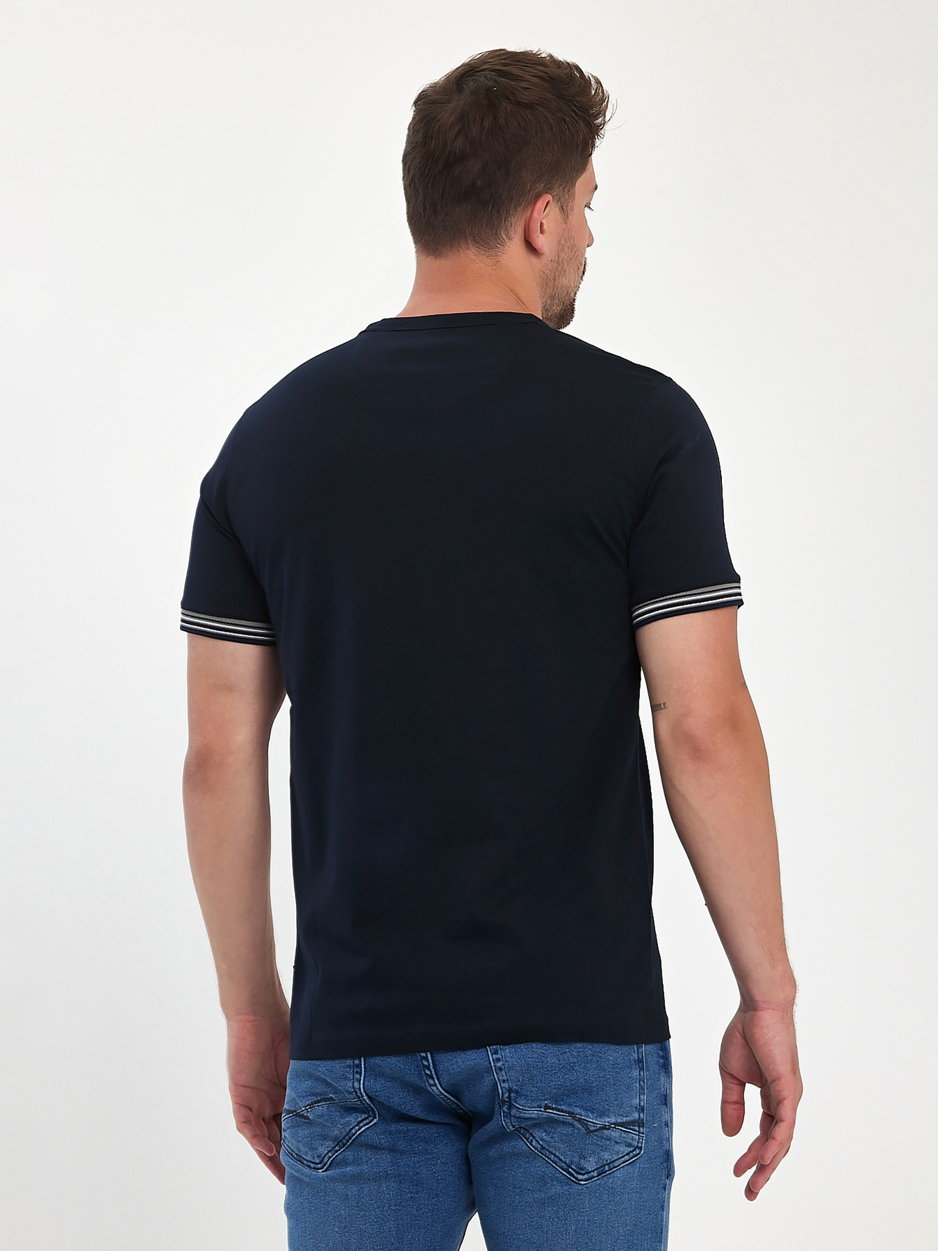 Футболка Trend Collection модель TC11261DarkBlueFTBLK Фото