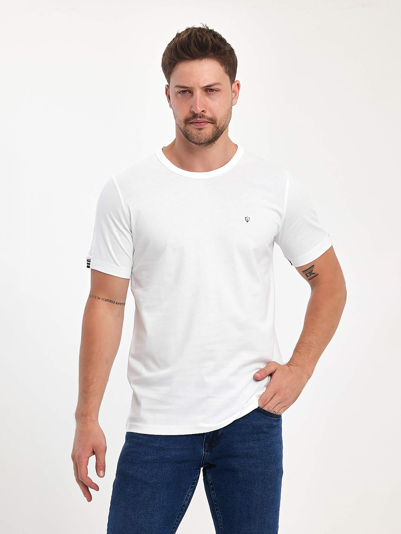 Футболка Trend Collection модель TC11260WhiteFTBLK Фото