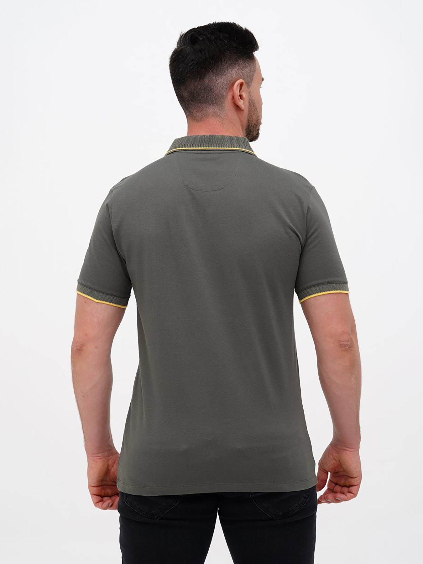 Поло Trend Collection модель TC11250KhakiFTBLK Фото