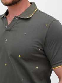 Поло Trend Collection модель TC11250KhakiFTBLK Фото