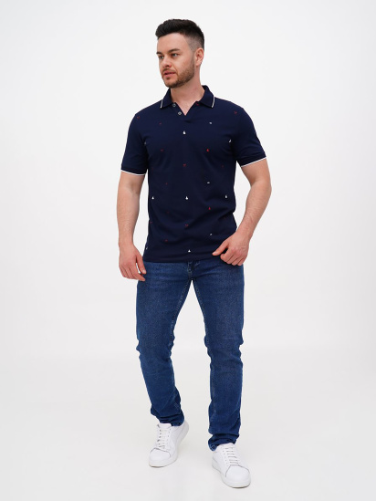 Поло Trend Collection модель TC11249DarkBlueFTBLK — фото - INTERTOP