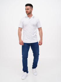 Поло Trend Collection модель TC11247WhiteFTBLK Фото