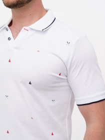 Поло Trend Collection модель TC11247WhiteFTBLK Фото