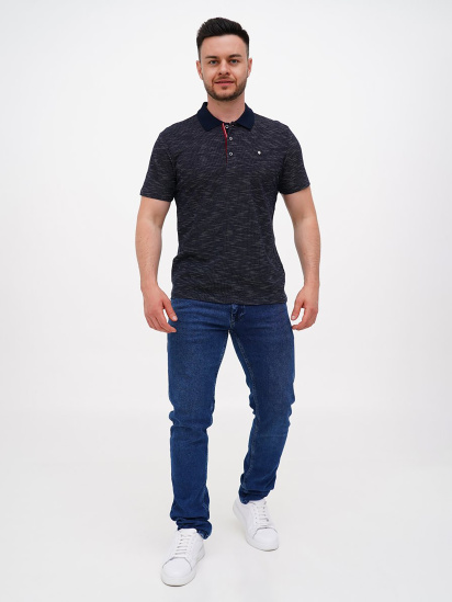 Поло Trend Collection модель TC11243DarkBlueFTBLK — фото - INTERTOP
