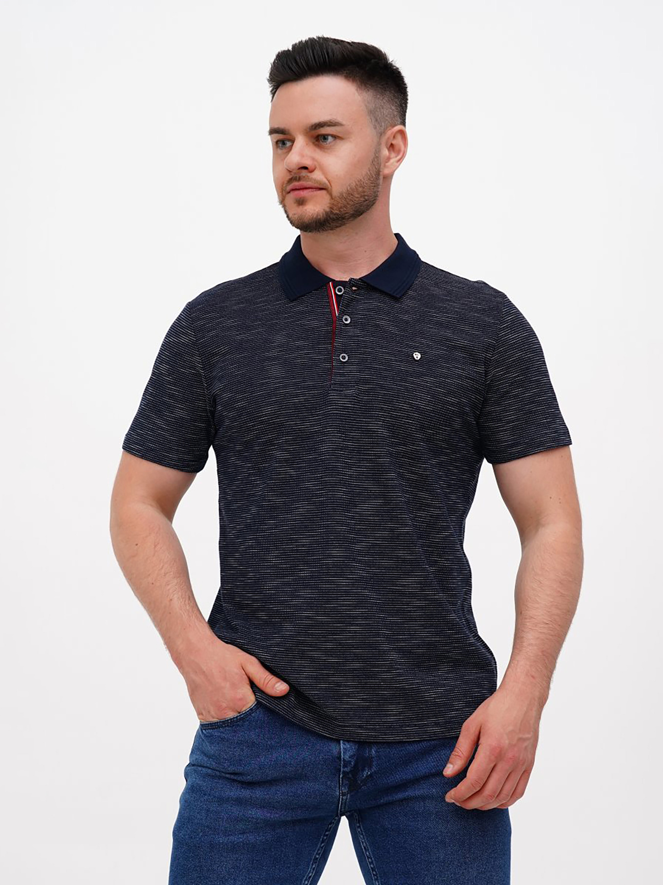 Поло Trend Collection модель TC11243DarkBlueFTBLK Поло Trend Collection модель TC11243DarkBlueFTBLK Фото