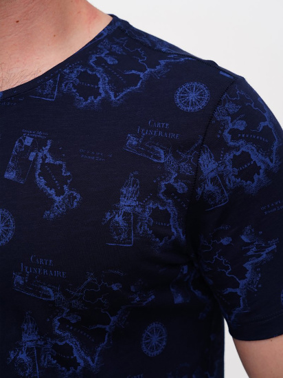 Футболка Trend Collection модель TC11239DarkBlueFTBLK — фото 4 - INTERTOP