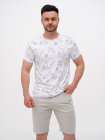 Футболка Trend Collection модель TC11233WhiteFTBLK Фото