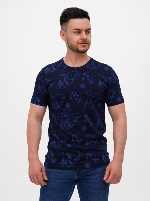 Футболка Trend Collection модель TC11231DarkBlueFTBLK Фото