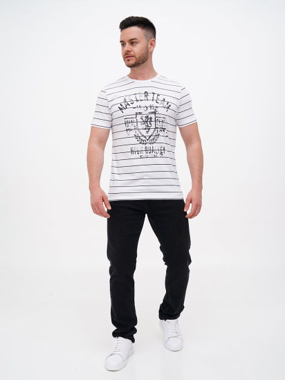 Футболка Trend Collection модель TC11228WhiteFTBLK — фото - INTERTOP
