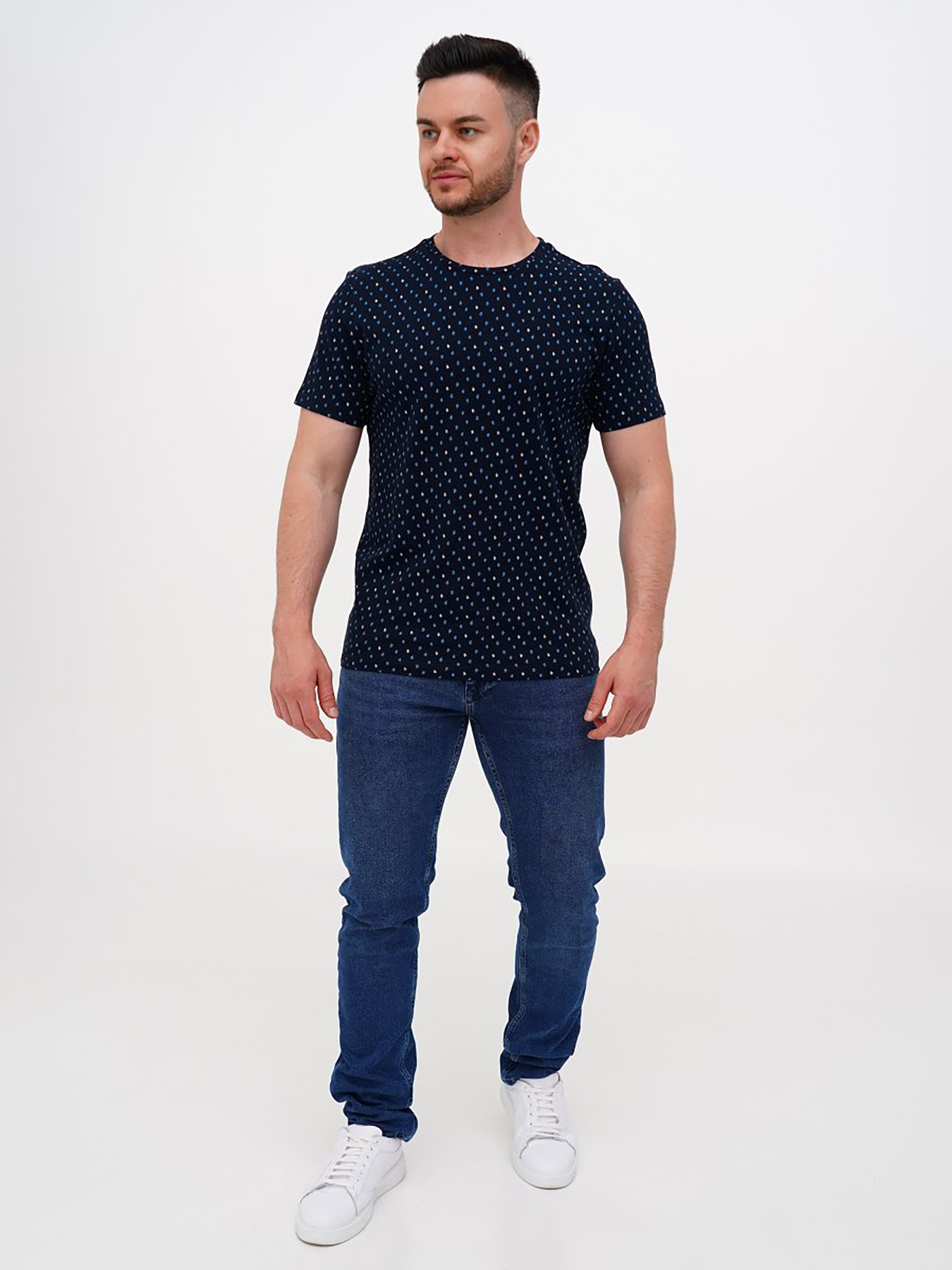 Футболка Trend Collection модель TC11227DarkBlueFTBLK Фото