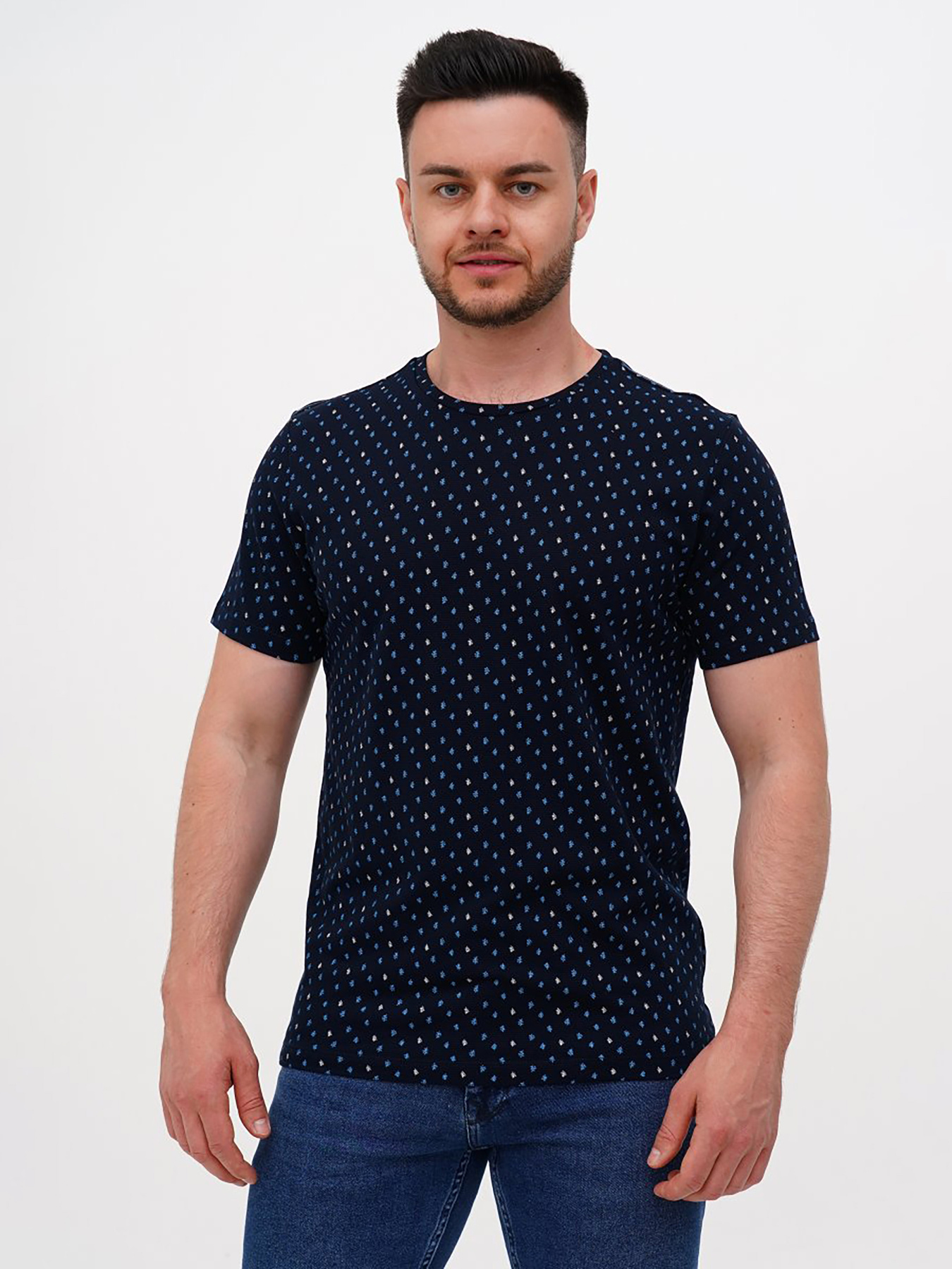 Футболка Trend Collection модель TC11227DarkBlueFTBLK Фото