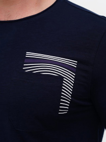 Футболка Trend Collection модель TC11225DarkBlueFTBLK Фото