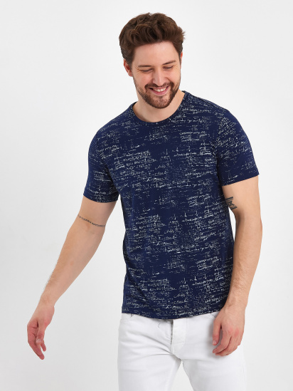 Футболка Trend Collection модель TC11224DarkBlueFTBLK — фото - INTERTOP