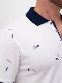 Поло Trend Collection модель TC11222WhiteFTBLK Фото