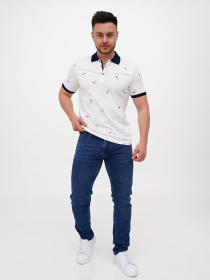 Поло Trend Collection модель TC11222WhiteFTBLK Поло Trend Collection модель TC11222WhiteFTBLK Фото