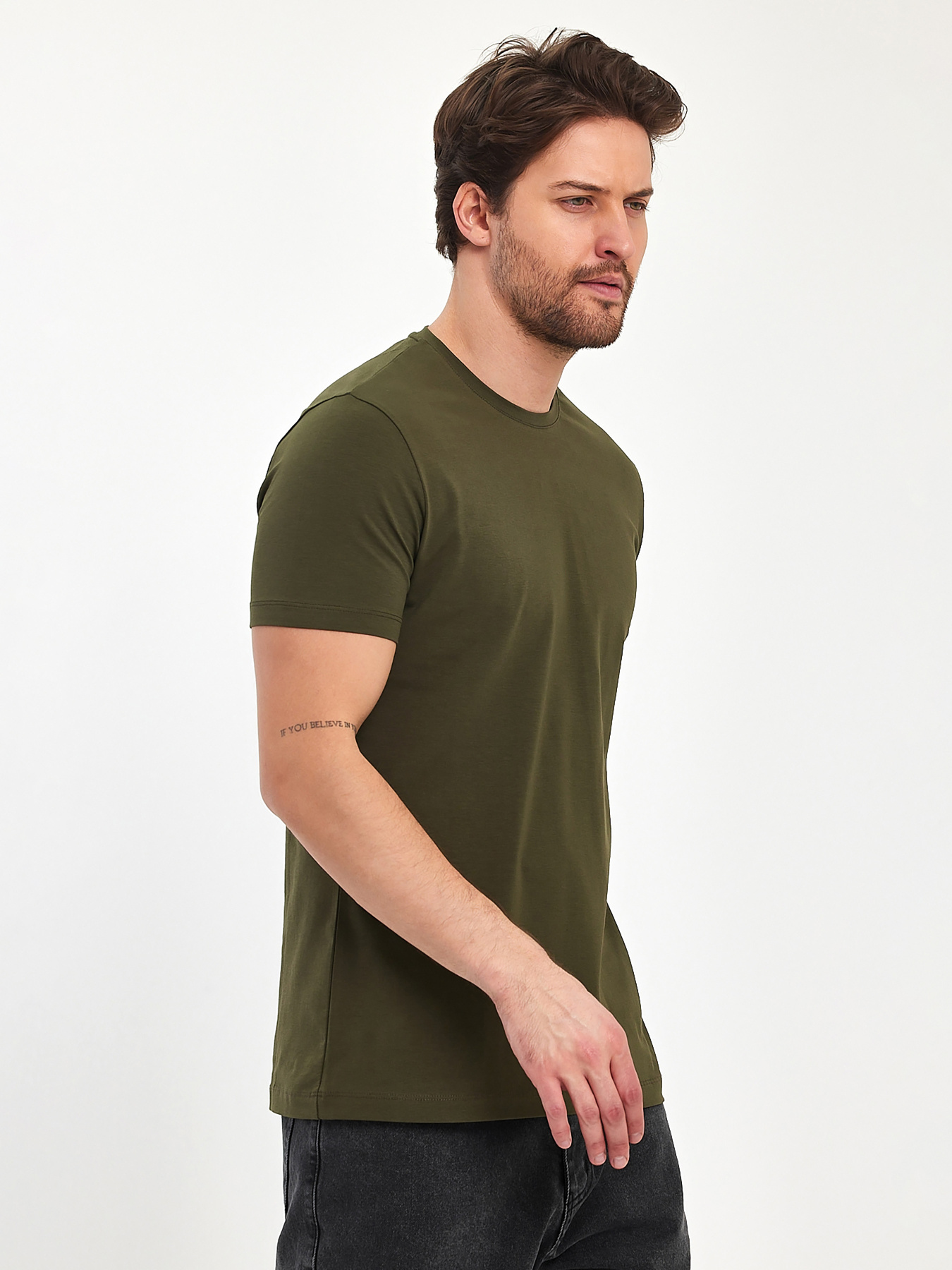 Футболка Trend Collection модель TC11176KhakiFTBLK Фото