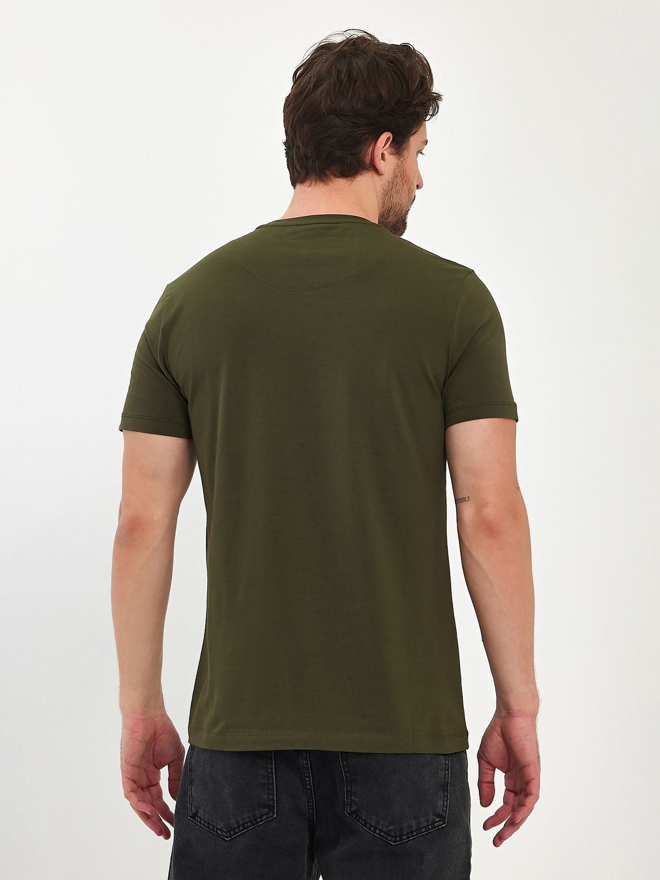 Футболка Trend Collection модель TC11176KhakiFTBLK Фото