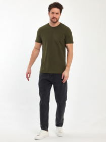 Футболка Trend Collection модель TC11176KhakiFTBLK Фото