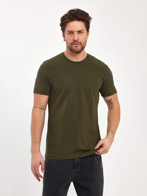 Футболка Trend Collection модель TC11176KhakiFTBLK Фото
