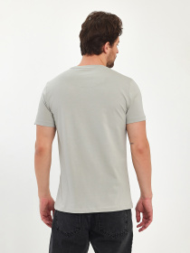 Футболка Trend Collection модель TC11175LightGreyFTBLK Фото