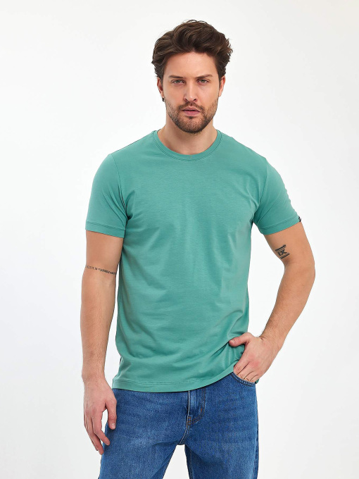 Футболка Trend Collection модель TC11174LightGreenFTBLK Фото