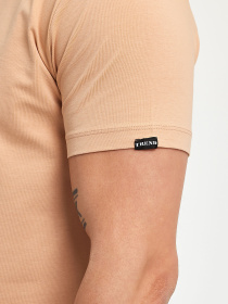 Футболка Trend Collection модель TC11172BeigeFTBLK Фото