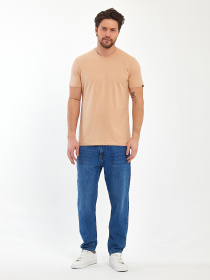 Футболка Trend Collection модель TC11172BeigeFTBLK Фото