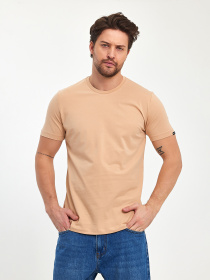 Футболка Trend Collection модель TC11172BeigeFTBLK Фото