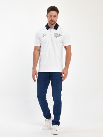 Поло Trend Collection модель TC11123WhiteFTBLK Фото