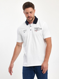 Поло Trend Collection модель TC11123WhiteFTBLK Фото