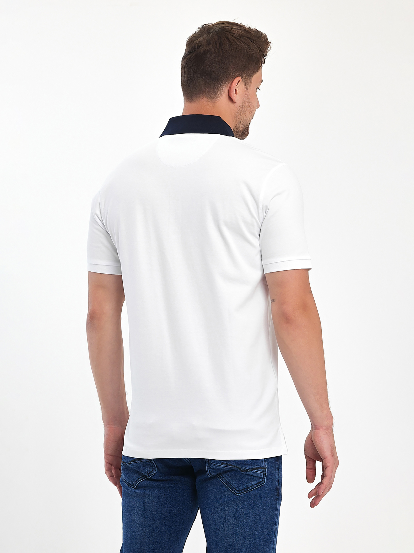 Поло Trend Collection модель TC11123WhiteFTBLK Фото