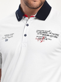 Поло Trend Collection модель TC11123WhiteFTBLK Фото