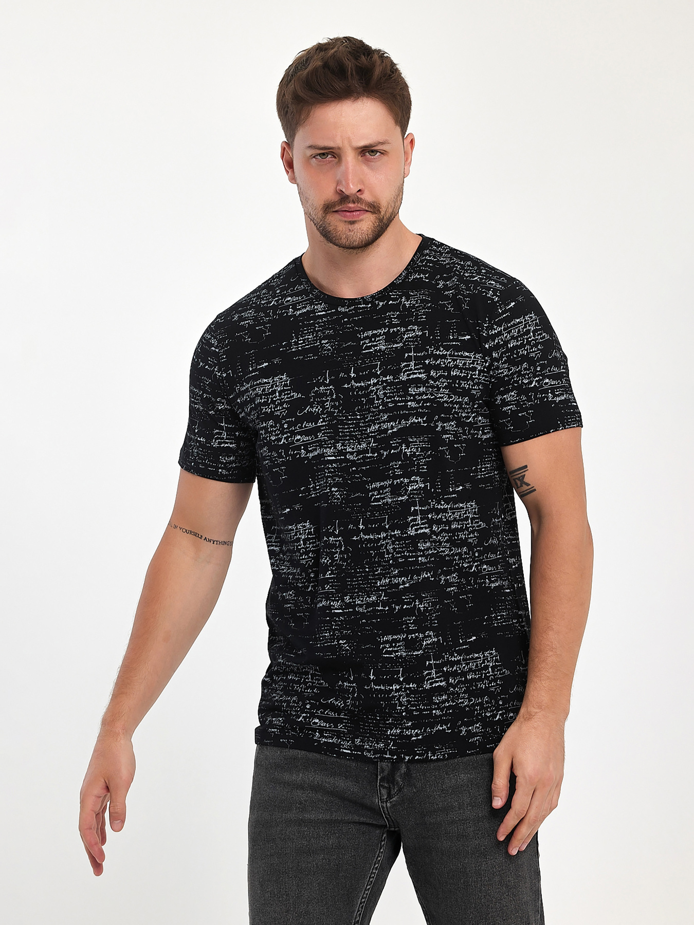 Футболка Trend Collection модель TC11117BlackWhiteFTBLK Фото