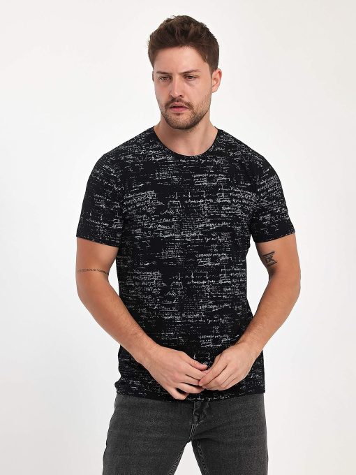 Футболка Trend Collection модель TC11117BlackWhiteFTBLK Фото