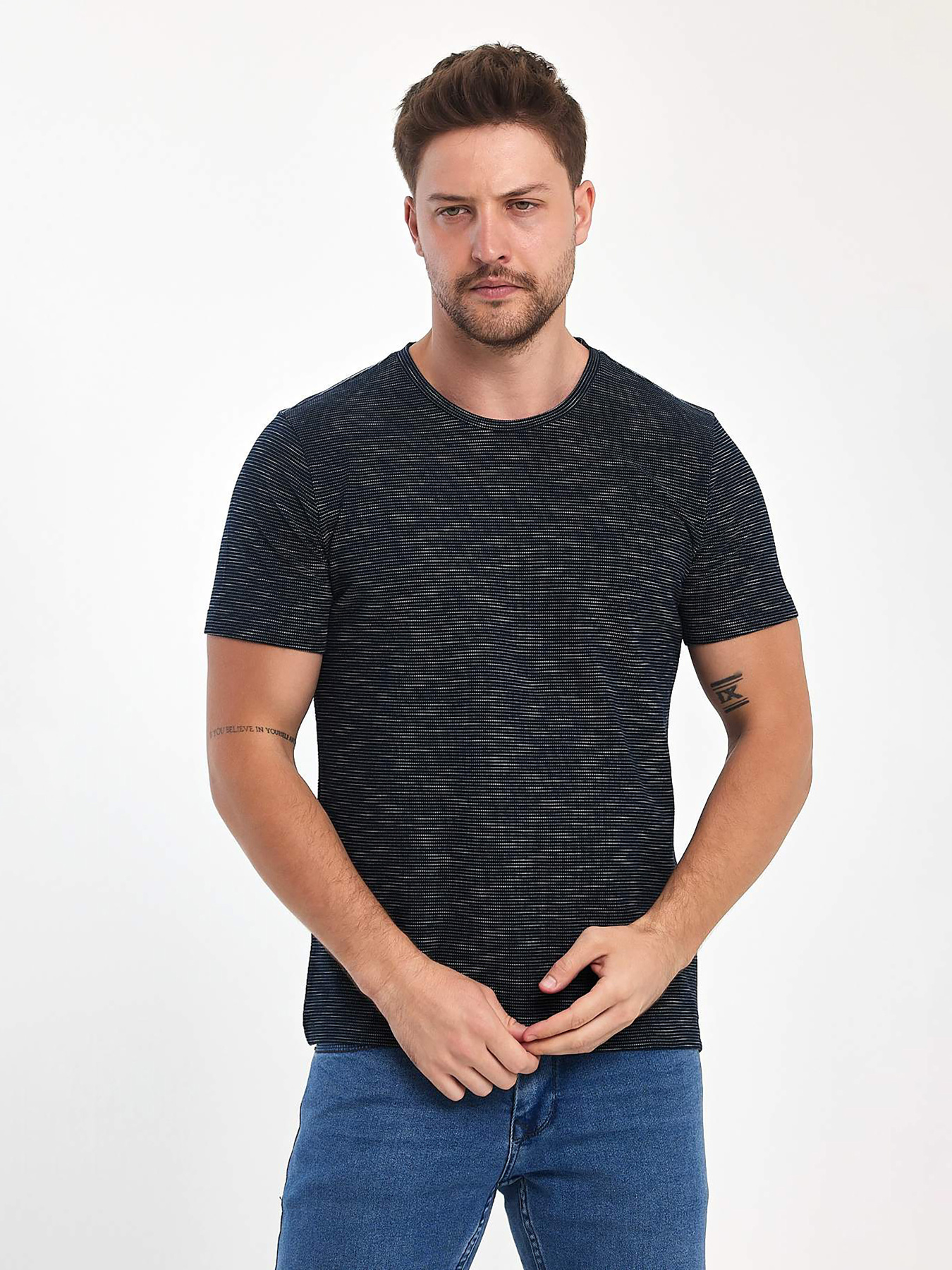 Футболка Trend Collection модель TC11114DarkBlueFTBLK Фото