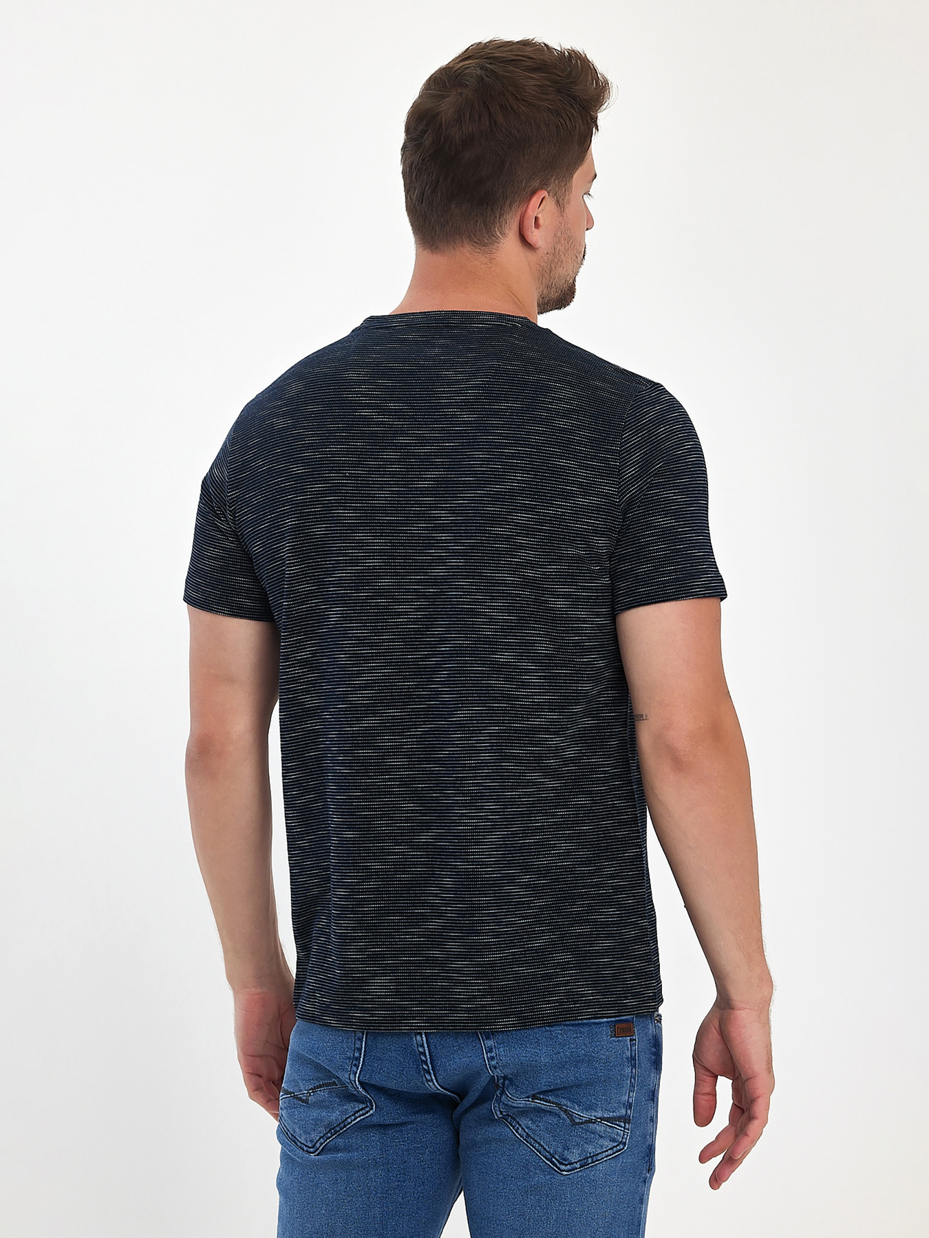 Футболка Trend Collection модель TC11114DarkBlueFTBLK Фото