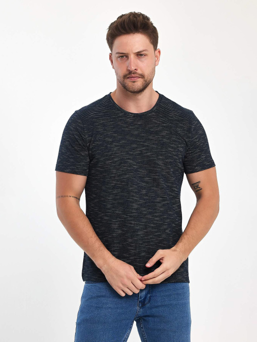 Футболка Trend Collection модель TC11114DarkBlueFTBLK Фото