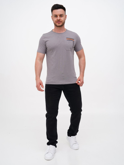Футболка Trend Collection модель TC11113GreyFTBLK — фото - INTERTOP