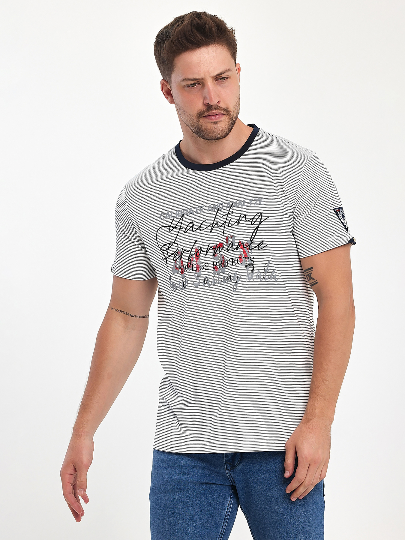 Футболка Trend Collection модель TC11111WhiteFTBLK Фото