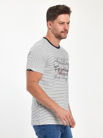 Футболка Trend Collection модель TC11111WhiteFTBLK Фото