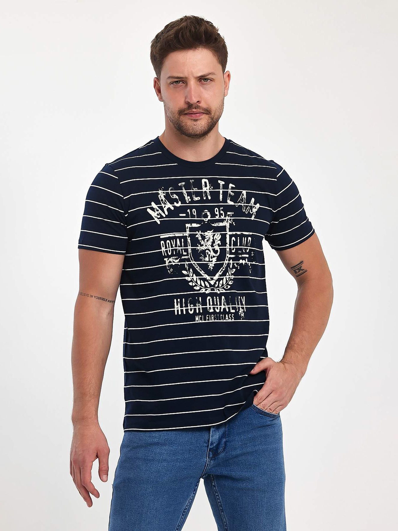 Футболка Trend Collection модель TC11110DarkBlueFTBLK Фото