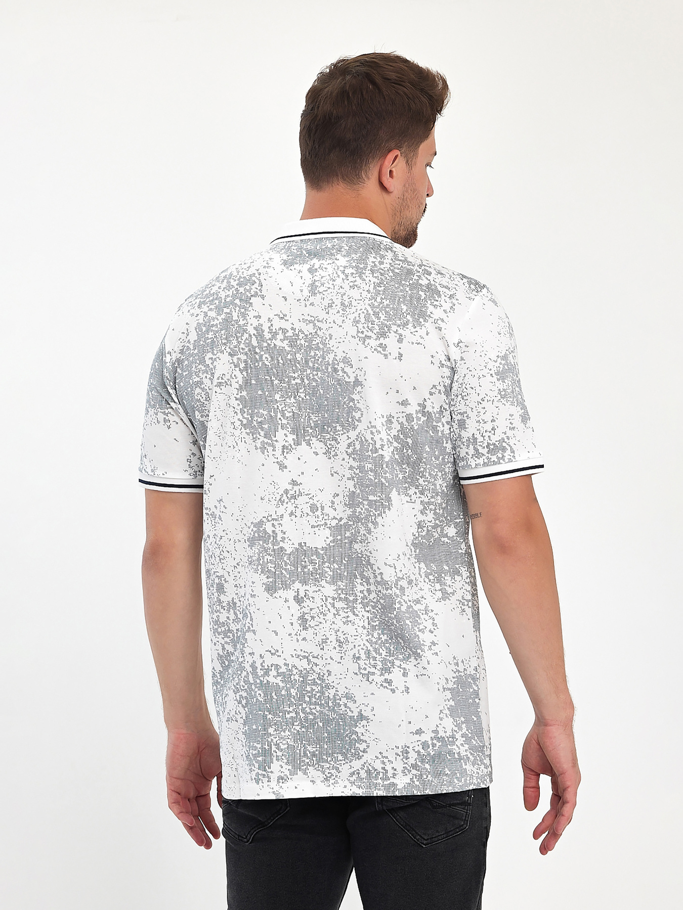 Поло Trend Collection модель TC11107WhiteFTBLK Фото